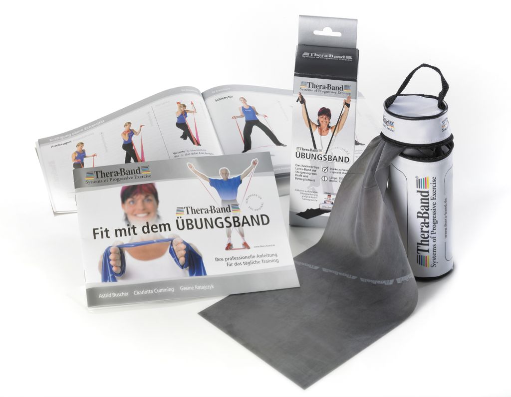 Thera-Band 2,5 m bande d'exercice en sachet - noir Image du produit 