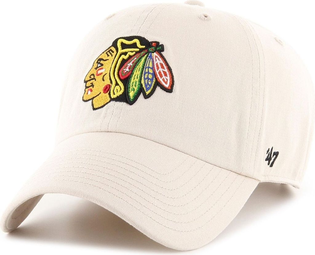 47 Brand Relaxed Fit Cap - CLEAN UP Chicago Blackhawks bone Produktbild 