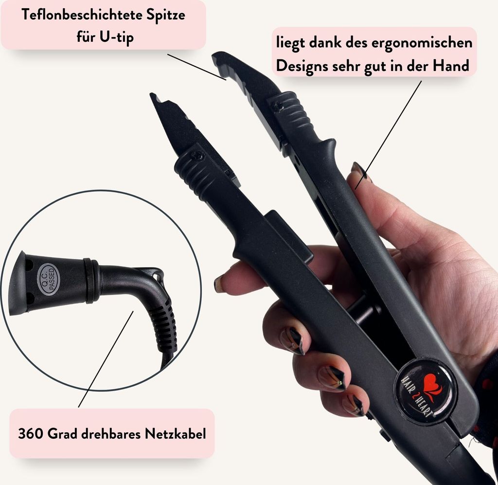 hair2heart Wärmezange für Bondings zum Anbringen von Produktbild 7
