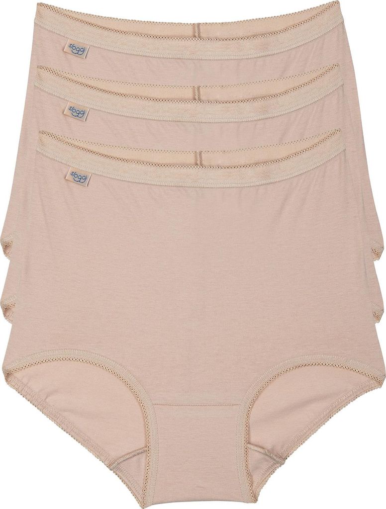 Sloggi majtki damskie maxi, 3-pak - Basic+, jednokolorowe, Zdjęcie produktu 