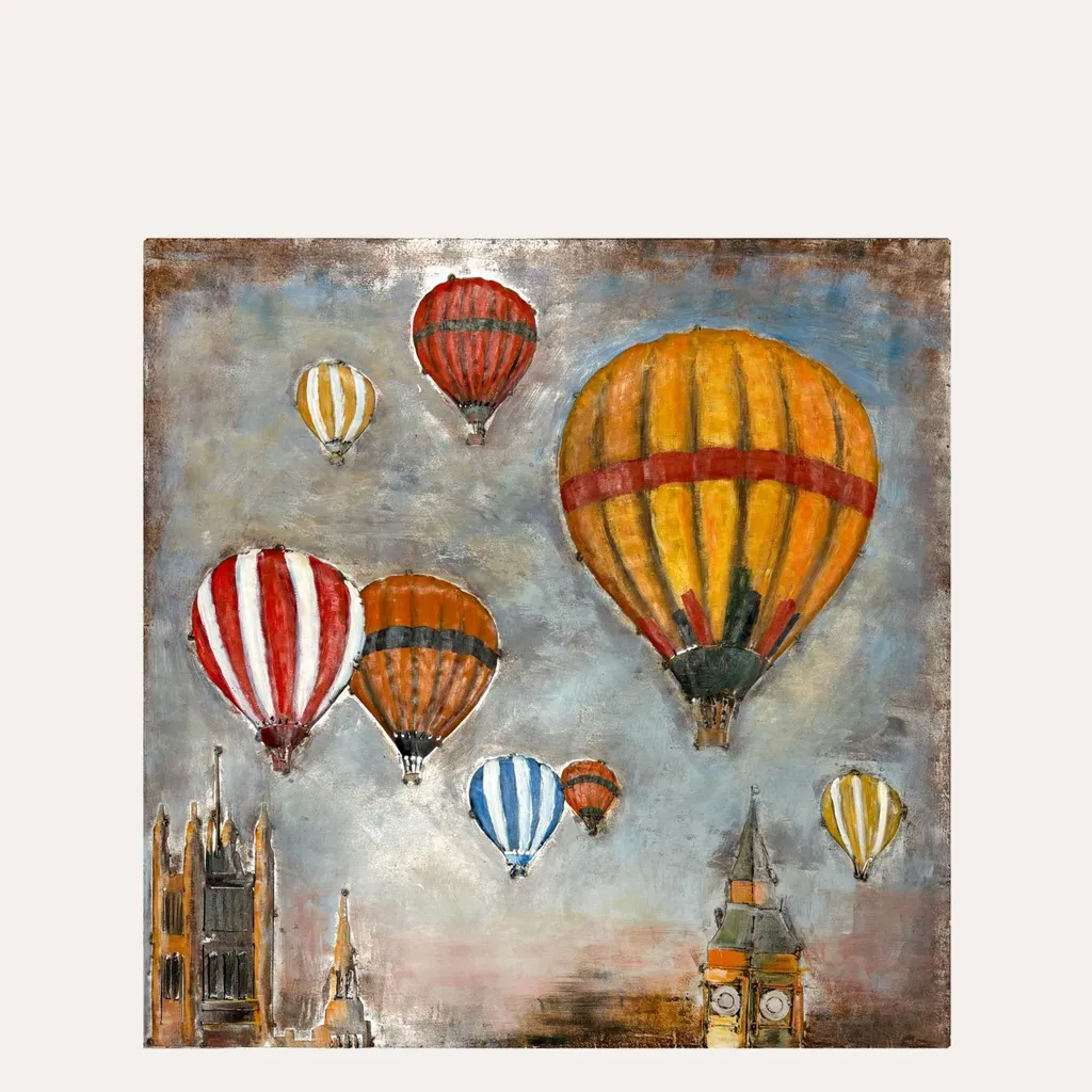 Décoration murale métal London : fini les murs vides avec ce tableau fer