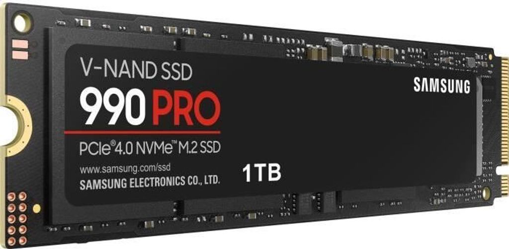 Samsung 990 Pro - SSD Festplatte - 1 TB - PCIGEN4.0 X4 - NVME2.0 - M.2 2280