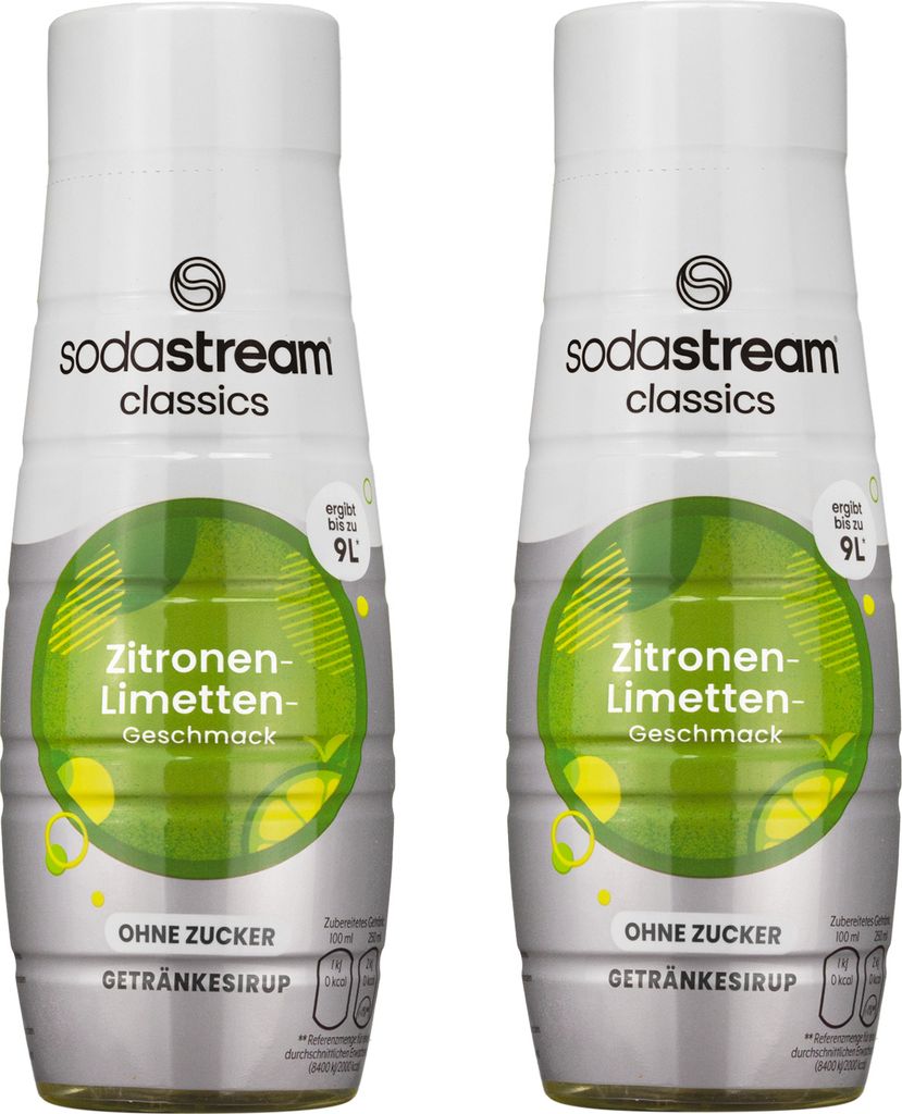 SodaStream sciroppo al limone e lime senza zucchero 440ml, Immagine del prodotto 