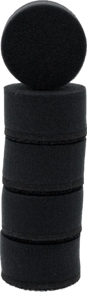 KS TOOLS Tampone in plastica nero Ø 50,0 mm confezione da 5 pezzi - 515.5128