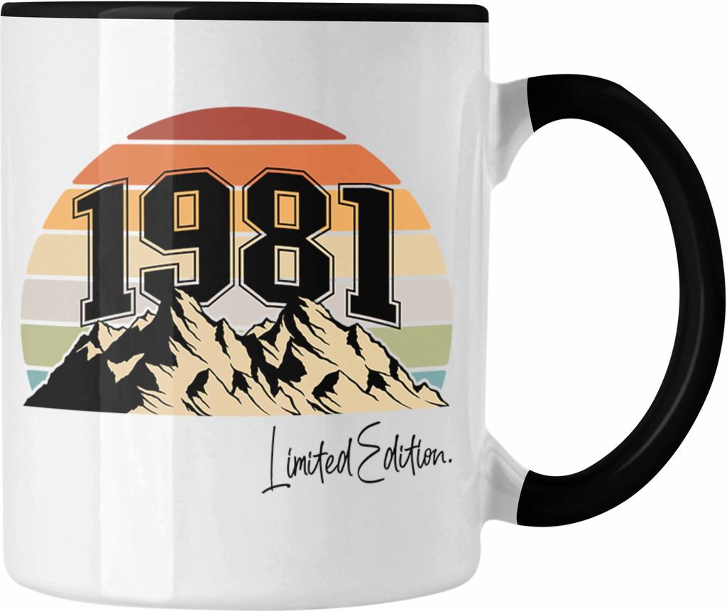 Trendation - 40. Geburtstag Tasse Frau Männer Geschenk 40er Geschenkidee 40 Mutter Vater Mann Frauen Lustig Geschenke (Schwarz)