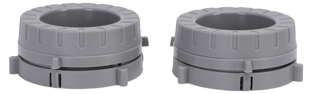 1 Paar Nab-Hub-Adapter, geeignet für Tascam 1/4 Zoll Spule auf Tonbandgerät, abschließbare Kunststoffbasis, Grau