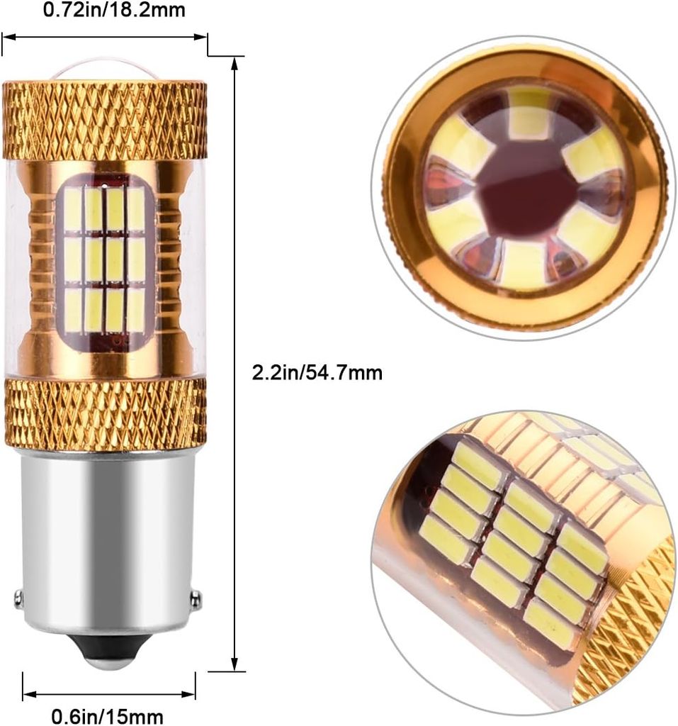 Lot De 2 Ampoules LED M-Tech LB085 - Blanc - 12V - Type C5W 36mm - 8 SMD - Pour Véhicule - 2