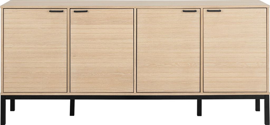 Kensington Sideboard 4 Türen 4 Regale Eichen Nachbildung.