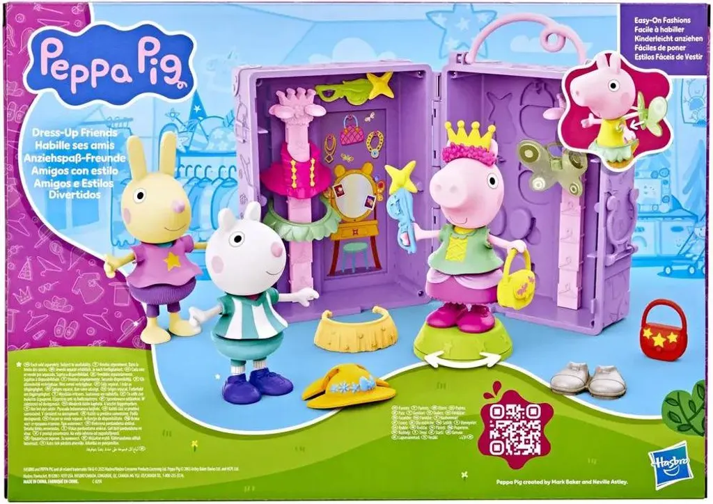 Peppa Pig Garde-Robe de Luxe avec Miroir et Rangement pour Figurines