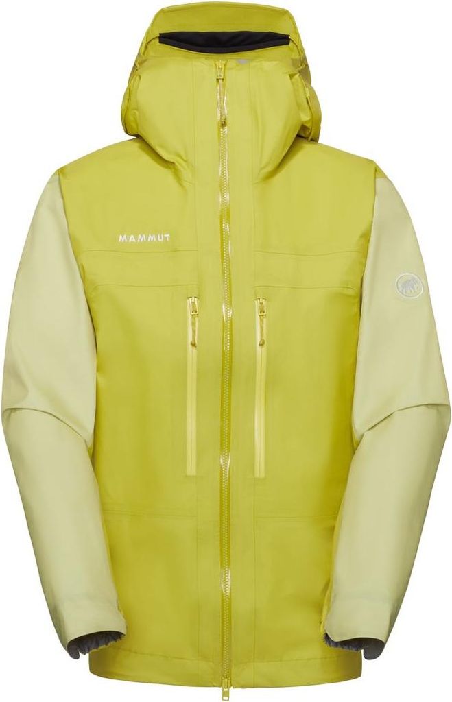 Mammut Taiss Light HS Hooded Jacket Men - Ultraleichte Hardshell für alpines Gelände, Farbe:acacia-holunder, Größe:XXL