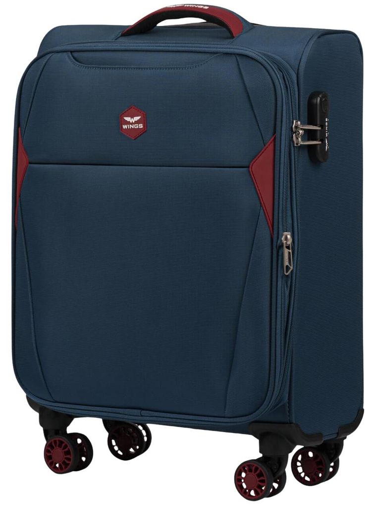 Walizka miękka kabinowa DIPPER Wings 20" BLUE – zdjęcie produktu