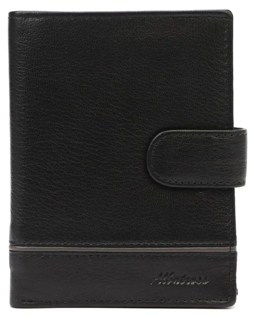 Portefeuille Albatross Greg45815 - Portefeuille Homme Cuir Noir Compact