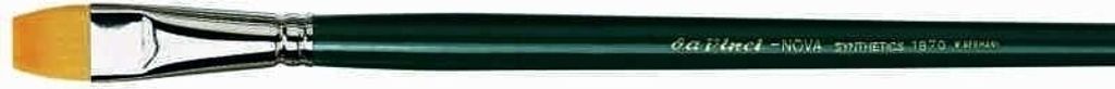 da Vinci 1870 Gr 18 NOVA OELMALPINSEL FLACH goldfarb. Synthetikfasern