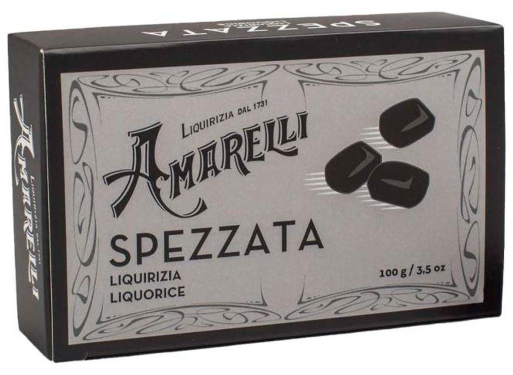 Amarelli Spezzata, Stücke aus reinem Hartlakritz, Box, 100 Produktbild 