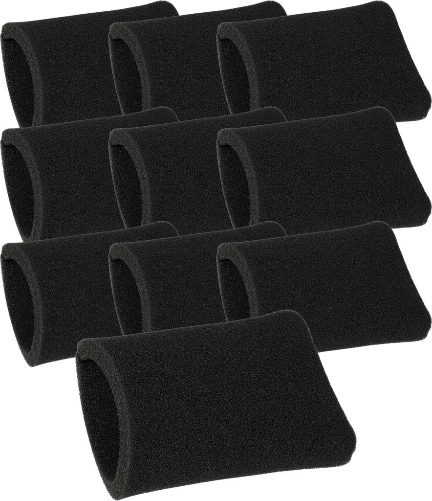 vhbw 10x Staubsaugerfilter kompatibel mit Kärcher K 900, MV2, MV3, NT27/1, NT48/1, SE 4001, NT 48/1 TE, K 2201 Staubsauger - Schaumstofffilter Sch...