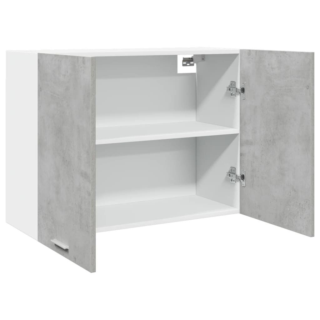 vidaXL Hängeschrank Betongrau 80x31x60 cm Holzwerkstoff Produktbild 5
