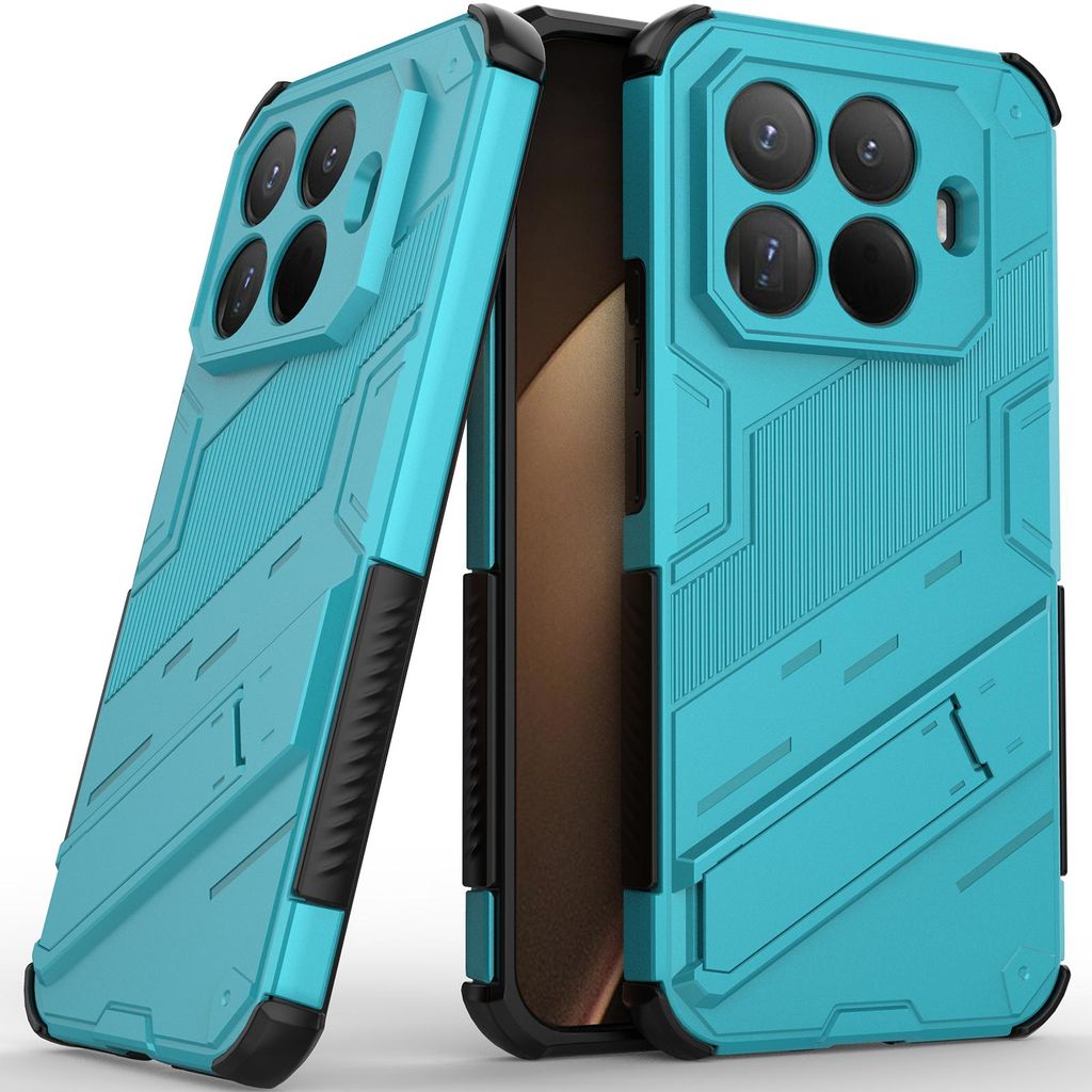 Armor Hülle für Xiaomi 15T Pro Hybrid PC TPU Bumper Stoßfestes Schutzhülle mit Standfunktion Blau