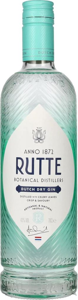 Rutte Dutch Dry Gin 43% Vol. 0,7l Produktbild 
