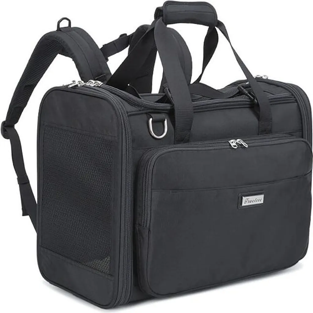 Baggy Truelove Sac à dos pour chiens et chats Noir - Transport Confort