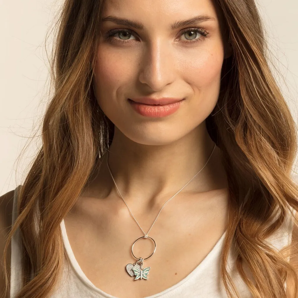 Pendentif Charm Cœur en Argent pour Bracelet Femme Thomas Sabo 1,5 cm