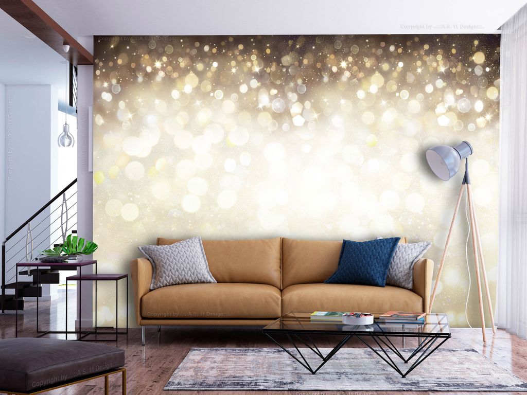 Vlies Fototapete Abstrakt 400x280 cm Tapeten Wandtapete XXL Bokeh 3D Effekt a-A-10220-a-a