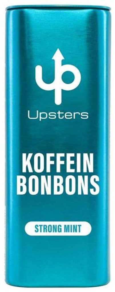 Upsters Koffein Bonbons Strong Mint 24er