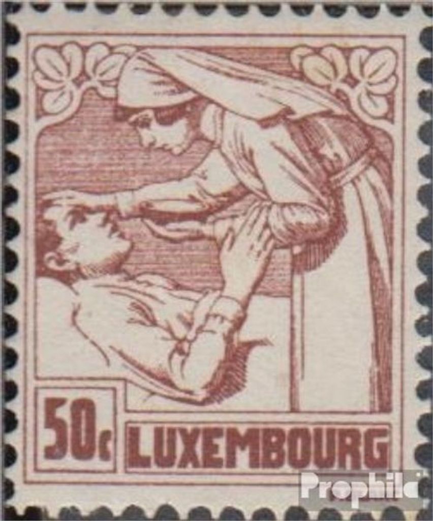 Briefmarken Luxemburg 1925 Mi 159 postfrisch Tuberkulose