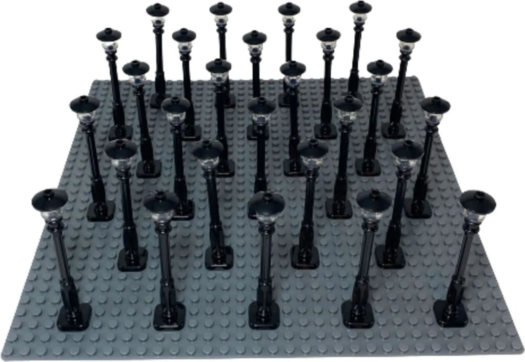 Lampione LEGO® Nero - 11062 NUOVO! Quantità 25x Immagine del prodotto 
