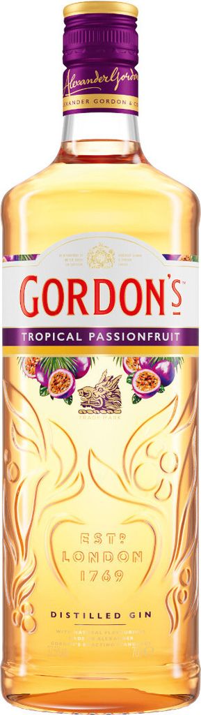 Gordon's Tropical Passionsfrucht Destilovaný gin Flasche Obrázok produktu 