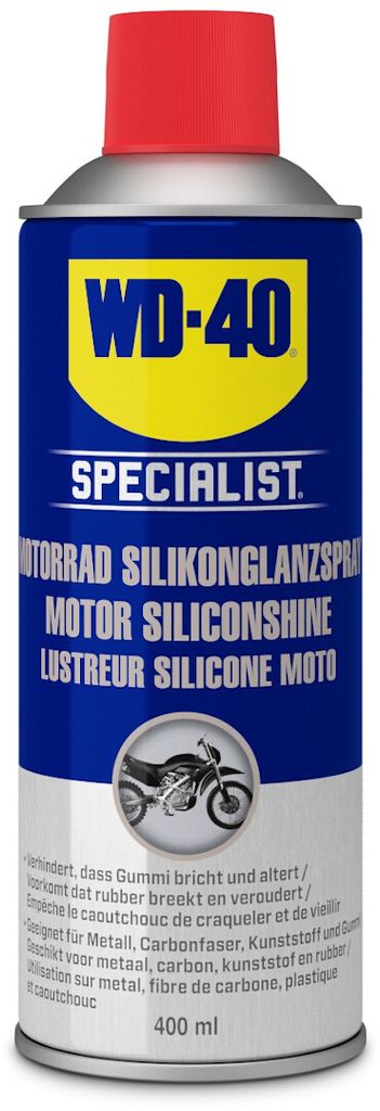 WD-40 Specialist Motorrad Silikonglanzspray 400 ml Produktbild 