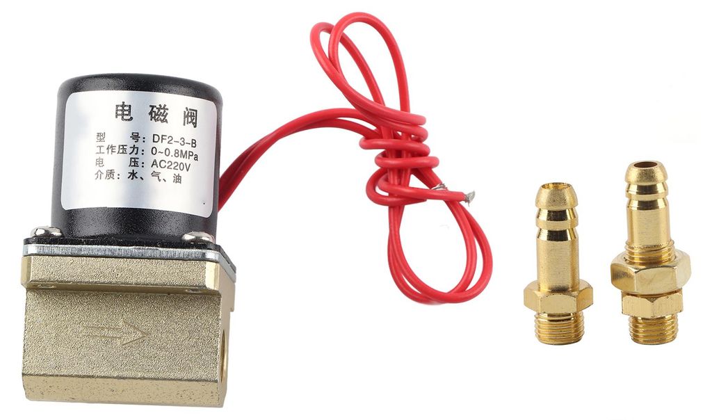 Schweißgerät-Magnetventil 0 0,8 MPa für Wasser, Gas, Aron, CO2, G1/8 Zoll (AC220 V)