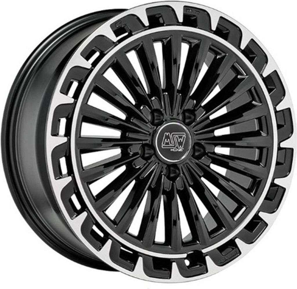 Alufelge Msw Msw 32 8,5X20 5X112 Et 53 Gloss Black+Diamond Lip