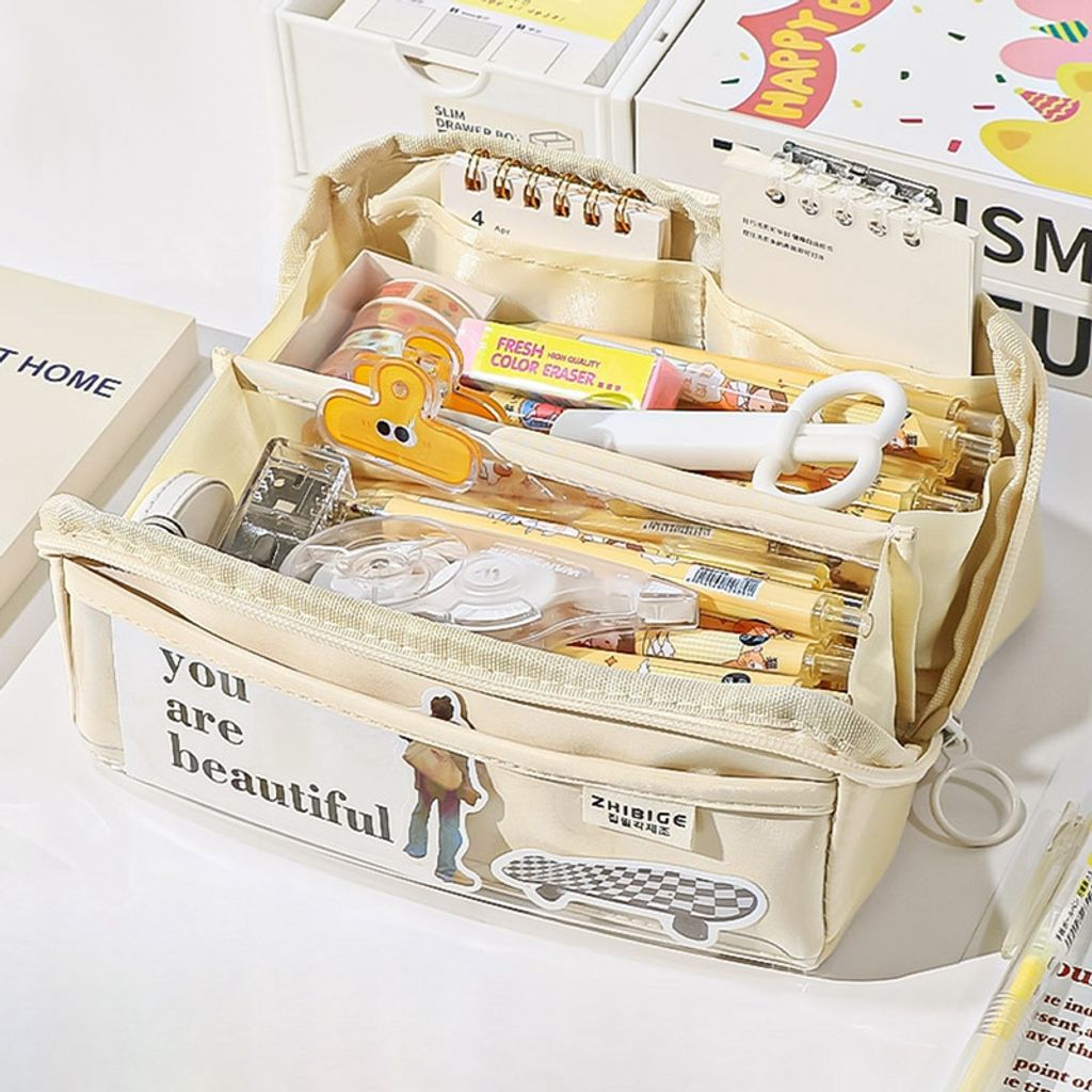 Dämonenjäger Federmäppchen - Großes Marker-Etui Mit Coolen Cartoon-Motiven