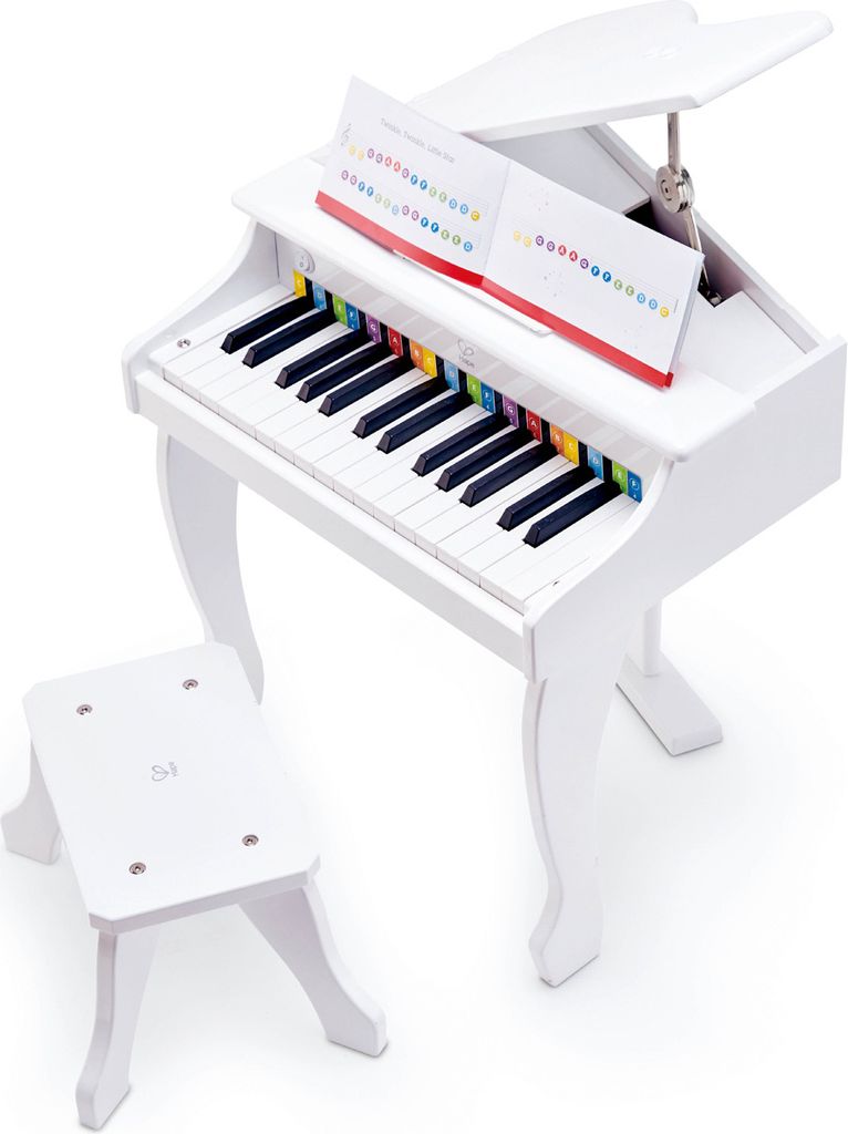Hape Deluxe Spielzeugklavier Weiß E0338 Produktbild 9