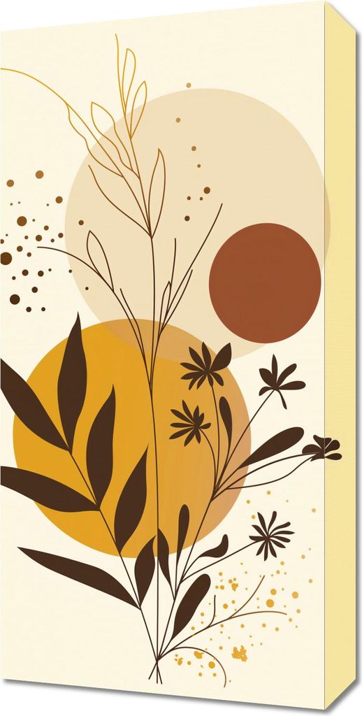 Bild 30x60cm Gold Jahreszeiten