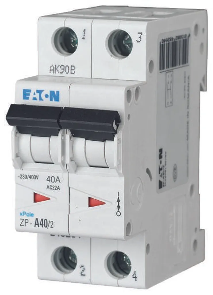 Sectionneur Bipolaire 40A ZP-A40/2 - Commande de Coupure Haute Fiabilité
