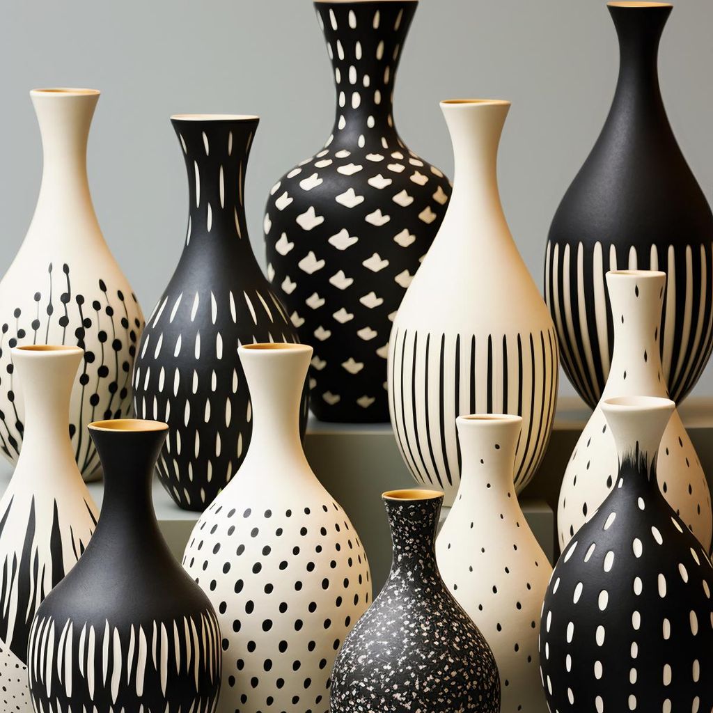 Plakat 40x40cm Kontrast und Harmonie