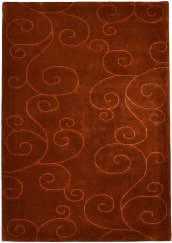 Grand Tapis 120x180 cm Tufting 8 Chocolat - Texture Douce et Résistante