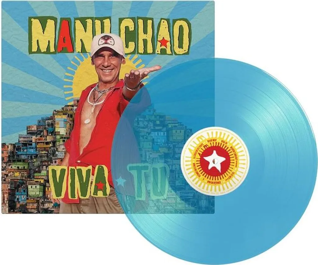 Manu Chao Viva Tu Vinyle Édition Limitée Bleu Introuvable en Magasin