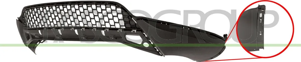 Remplacement lèvre de spoiler avant pour Tiguan 5N - PRASCO VG8091811 OE
