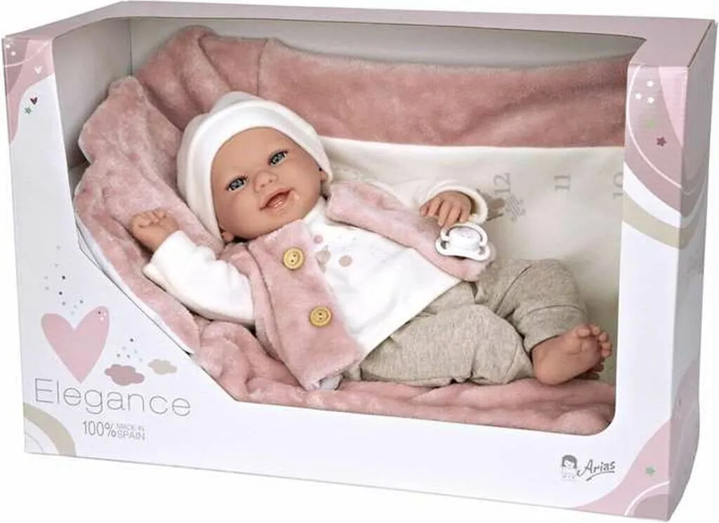 Poupée bébé Arias Elegance idéale pour apprendre à devenir grande