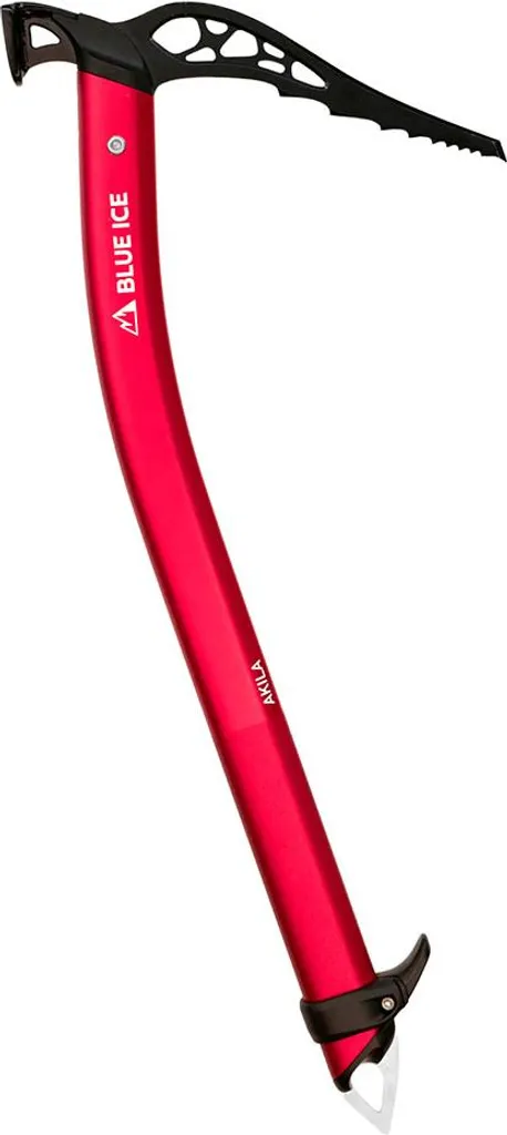 Piolet Akila Blue Ice 49 cm rouge : sécurité et légèreté en montagne