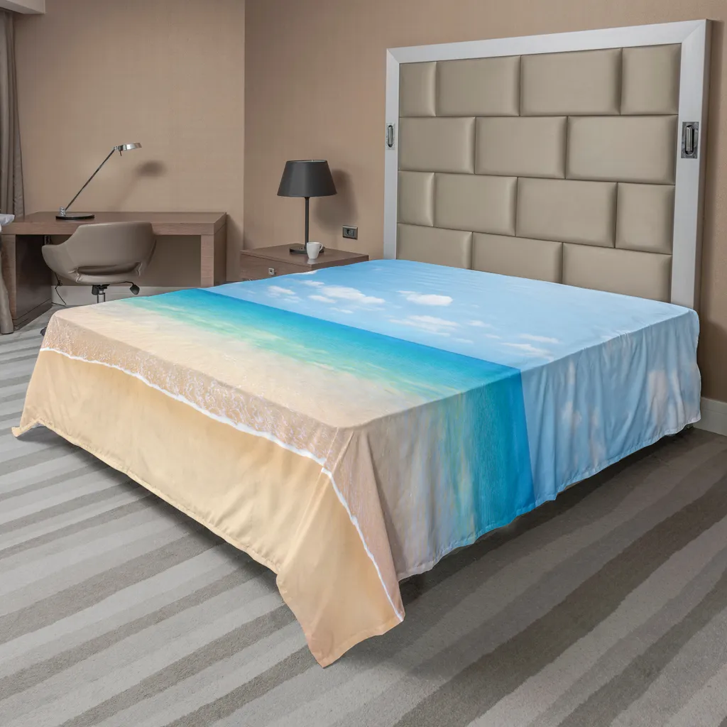 Drap de lit décoratif Océan pour transformer l'ambiance de la chambre