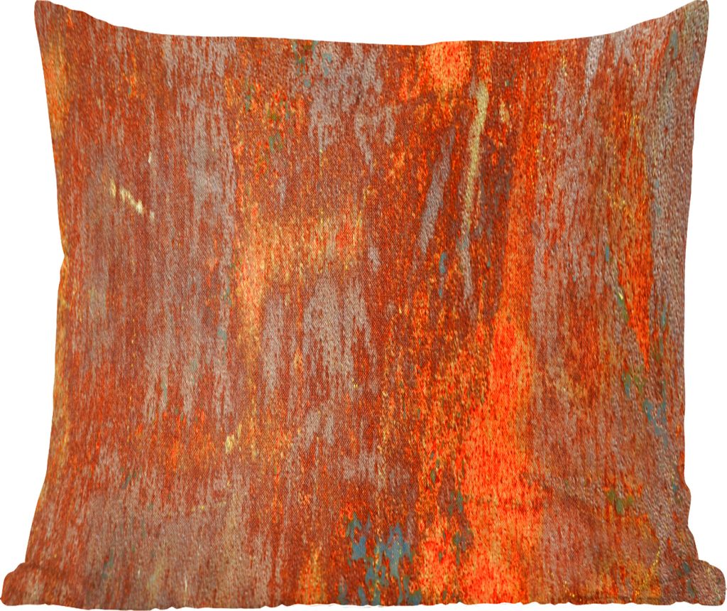 MuchoWow Zierkissen Sofakissen Wohnzimmer Dekokissen 40x40 cm Rot - Orange - Blau - Foto Kissen - Schlafzimmer Dekoration