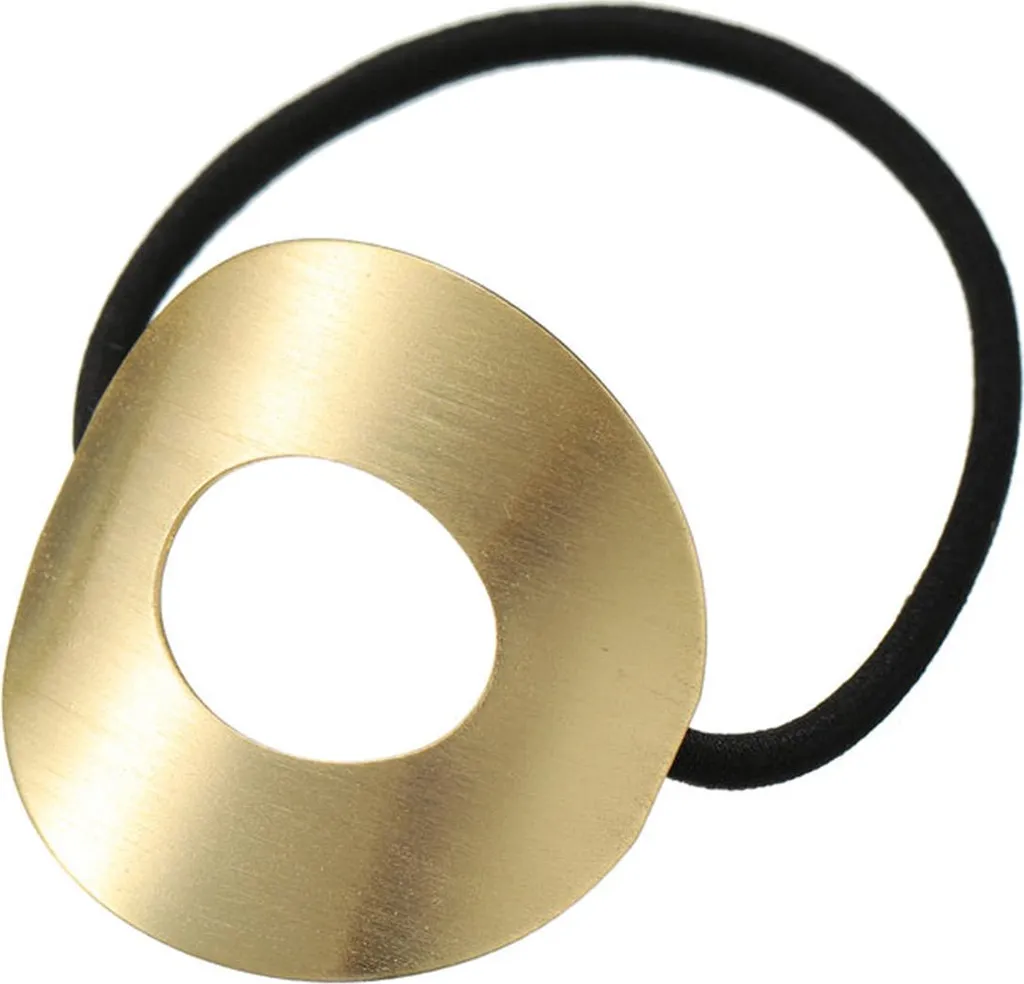 Cravatta per Capelli con Medaglione Sole Oro - Accessorio Chic