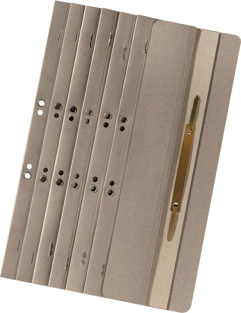 Falken 200x Ösenschmalhefter A4, RC-Kart., 25er banderoliert, Grau, 80003965F