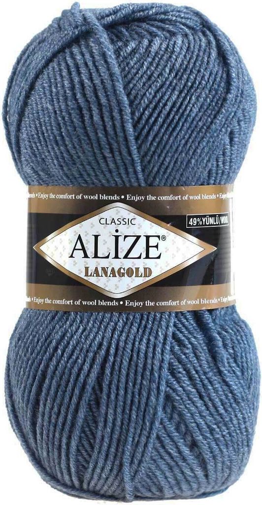 ALIZE Lanagold 100g 49% Wolle Strickgarn Winterwolle Produktbild 