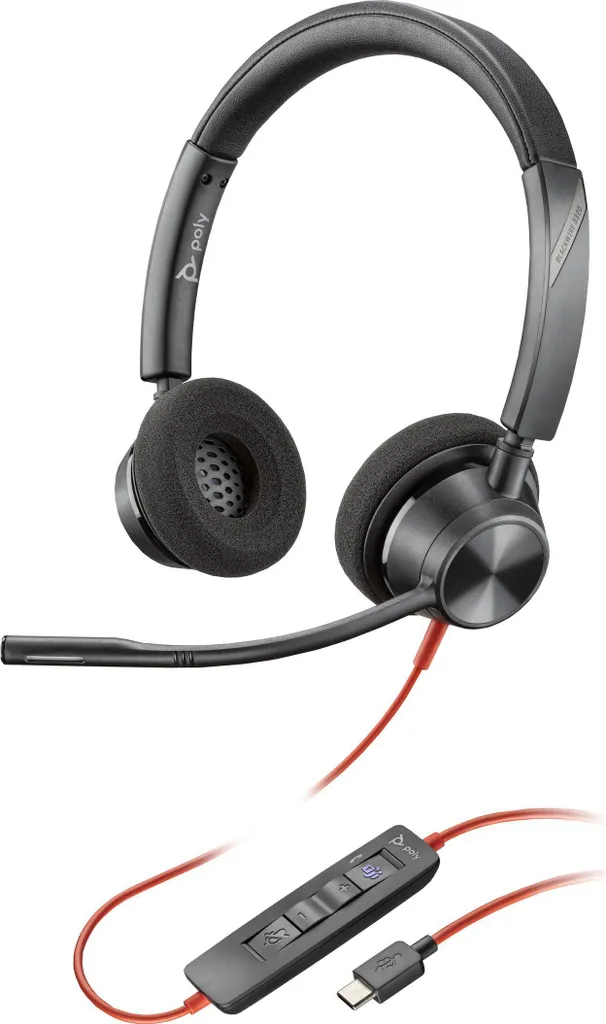 Casque HP Blackwire 3320 UC USB avec technologie antibruit et son stéréo