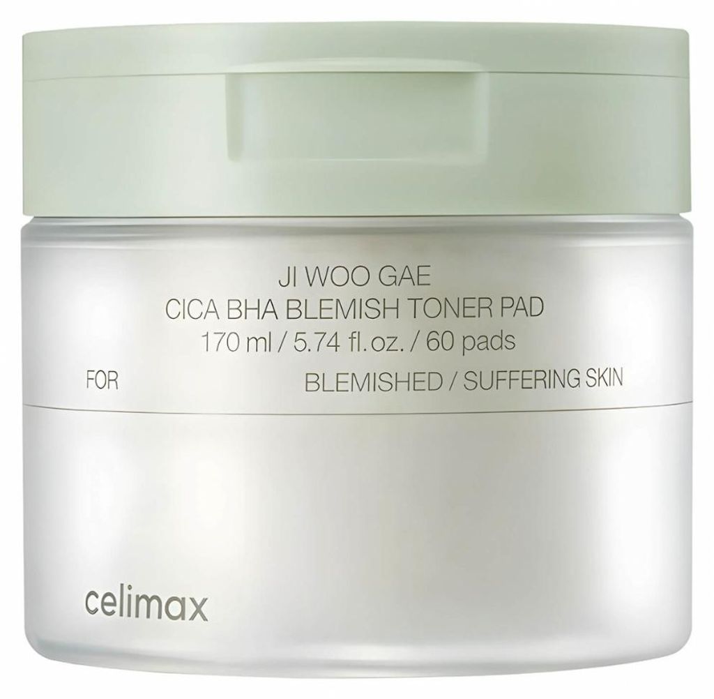 celimax Ji Woo Gae Cica BHA Blemish Toner Pads 60 Stück - Produktbild 