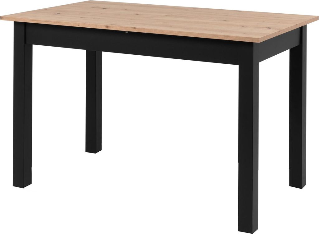 Esstisch Esszimmertisch 120 - 160 cm ausziehbar Sonoma Eiche - COBURG - Die Möbelfundgrube